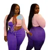 Tracksuit Women Club Outfits Matching Sets Long Sleeve Crop Tops Sexy Leggings Plus Size Sweat Suit Wholesale Dropshipping Y0625