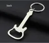 Creative rétro guitare bière décapsuleur porte-clés porte-clés porte-clés anneau cuisine outil bar accessoires cadeaux en alliage de zinc parti faveur RRE10693