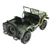 C606 RC voiture 2 4G 1 10 Jedi contrôle proportionnel chenille camion militaire 4WD tout-terrain voiture RC avec auvent lumière LED vert 2201202254576474