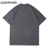 T-tröjor Streetwear Creative Poster Oversized Tshirts Punk Rock Gothic Tees Men Fashion Harajuku Kortärmad Tops 210602