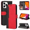 Brieftaschen-Handyhüllen für iPhone 14 13 12 11 Pro Max XR XS X 7 8 Plus – Business-Nähte PU-Leder Flip Kickstand Cover Case mit Kartenfächern