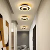 مصابيح السقف ضوء حديثة مصباح ممر LED لحمام غرفة المعيشة جولة مربع الإضاءة المنزل تجهيزات ديكور WF930