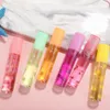 Transparent Fruit Nutritious Lip Gloss Lipgloss Natural Color Change Jelly Liquid Lipstick Moisturizing Lip Gloss Cute Lip Oil2837203