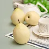 10pcs 9 5cm 8cm Mix Color High Imitation Fake Artificial Pear Fruit Model&artificial Plastic Simulated Frui Party Decoration2569