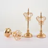 Держатели свечи Nordic Creative Retro Gold Candlestick Wedding Centrepectes для столов Металлические годовщины подарки пара A