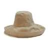 Children de verão crianças sol-sombreamento Sun-àpropriedade chapéu de balde com uma grande borda meninos e meninas cor sólida casual tampa 210508