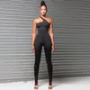 Sports Tight Jumpsuit Woman Combinations Traf Summer Spodnie Sexy Bodys Outfit Dungarees Ladies BIB Kombinezony K20415J 210712