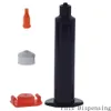 10cc UV Black Adhesive Syringe Barrel Sleeve Piston End Caps Top Hats