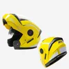 Casques de moto BLD Modulaire Double lentille Flip Up Casque Cool Abs Full Face Motocross Racing Capacete de MotoDOT Appoved