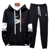 Tracksuit Autumn najpopularniejsza marka Pullover i Jogger Spodnie Klasyczne mężczyźni/kobiety codzienne sporty sportowe kombinezon joggingowy G1215 QHU0