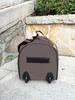 Two Rolling carry on luggage women designer travel suitcase horizon soft men duffel trolley weekend bag