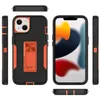 Heave Duty Kickstand Phone Fodral Ringhållare till iPhone13 Promax 13Pro iPhone12 11Promax 6 7 8 XR XSMAX Kan bil använda anti-shocksäker