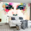 カスタム3D壁紙壁画モダ​​ンアート手描き描写抽象美容ポスター壁画リビングルームソファーベッドルームホームデコレーショングッドクエット