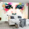 Custom 3D Wallpaper Murals Modern Art Handmålad Abstrakt Skönhet Affisch Väggmålning Vardagsrum Soffa Sovrum Hem Dekoration God quatity