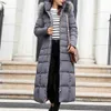 JODIMITTY 2020 Neue Stil Trendy Mantel Frauen Winter Jacke Baumwolle Gepolsterte Warme Maxi Puffer Mantel Dame Lange Mäntel Parka Femme jacke T200831