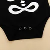 Autumn Infant Baby Clothes Boys Cosplay Costumes Halloween Skull Bodysuit Long Sleeve Suit Fashion Clothing for New Born Outfit G1023