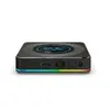 X96 X4 Android TV BOX Amlogic S905X4 Quad Core with G10S Google Voice Control 4GB 64GB 4GB32GB 2.4G/5G WIFI BT4.1 AV1 8K Media Player Home Movie Colorful RGB Light