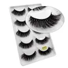 5 Pair Eyelashes 3D Mink Lashes Soft Thick Eyelash G800 Crisscross Winged Natural Long No Fall Off Makeup Wholesale Lash