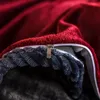 Bedding Define têxteis domésticos escuro cinza cinza de inverno flanela colcha travesseiro de travesseiro 4pcs folha de edredão quente e quente