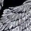 Mode Sequin Angel Wings T-shirt Vrouw Causale Tops Nieuwigheid Half Mouw O-hals T-shirt Zomer Losse Sexy Applicaties T-shirts 210623