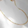 14K Złoto Wypełniony Naszyjnik Handmade Choker Boho Chain Collier Femme Kolye Collares Kobiety Biżuteria dla 210721