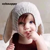 beanie de malha de bebê