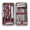 19 in 1 Stainless Steel Manicure Nail Clipper Set Household Ear Spoon Tool Pedicure Scissors
