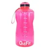 BuildLife 1,3 l 2 l Tritan-Gallonen-Wasserflasche mit Strohhalm, motivierende Zeitmarkierung, BPA-frei, Sport-Fitness-Krug, Outdoor-Fitness-Wasserkocher, 211122
