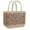 Utomhuspåsar strand extra stor leopard tryckt eva korgar kvinnor mode kapacitet på handväskor sommar6114835
