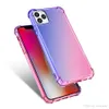 Fashionable Transparent Silicone TPU Gradient Mobile Phone Cases for iPhone 6 7 8 11 Plus X XR XS Max 2021 Newest Custom Design Back Cover Case