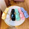 Jelly Sandals Trends Designer Flip Flops Slippers Woman Lady Flats High Heels Slides Fashion Red Pink Black White Rubber Sliders Size 35-41 with box