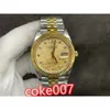 BF Maker 41mm Steel Gold 116233 Orologio Champagne Jubilee Diamond Automatic Fashion Orologio da polso da uomo