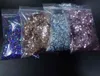 Металлическая розовая золотая смешанная точка Glitter 1 2 3 мм Устойчивое для растворителя слизь слизь искусство ногтей | Тумблер 100 г / 200 г / 500 г / сумка