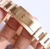 2021 Sapphire Crystal Rose Gold Watch Luxury Automatic Mechanical 116599 Rainbow Diamond Bezel Mens Watches Fashion Wristwatches293M