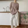 Round Neck Simple Solid Bottoming Shirt Candy Colors Fashion Summer Loose Oversize Cotton Short Sleeve Woman's Shirts 9669 210508