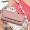 Fashion Selling Classic channe wallet Women Top Quality Sheepskin Luxurys Designer bag Gold and Silver Buckle Coin Purse Card Holder With box, 108