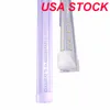 144W T8 LED TUBE LED TUBS TUBES TUBES LUMIÈRE V REMPLACEMENT Éclairage fluorescent Porte de refroidisseur Garage Lumières AC85-265V 14400LM 25 Pack STOCK AUX Etats-Unis