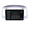 Android 10 Oyuncu 9 inç Araba DVD Ses Sistemi için Hyundai Accent 2006-2011 GPS Müzik Aux Wifi Destek DAB + OBD2 DVR CARPLAY
