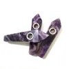 Natural Crystal Amethyst Dream Energy Stone Smoking Pijpen voor Rook Tobacco Gemstone Pipe Tower Quartz Punten met geschenkdoos