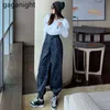 Moda Mulheres Leopardo Solto Pant Fresco Chic Streetwear Calças Meninas Coreano Calças de Pé largo Primavera Cintura Alta Pantalon 210601