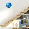 435 pcs / set Luminous Moon Stars dots Etiqueta de la pared habitación de los niños sala de estar decoración del hogar calcomanías Resplandor en la oscuridad Pegatinas 210929