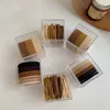 Wholesale Rubber Hair Ropes for Women Girls Pony Tail Hairs Bands 50 Pcs with Storage Box