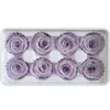 NEW8pcs/box High Quality Preserved Flowers Flower Valentines Immortal Rose 5cm Diameter Eternal Life Flower Mothers Day Gift RRE12011
