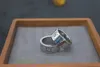 Mode Enkel Retro Skelett Sterling Silver Ring Mäns Högkvalitativa Graverade Par Ring Bröllop Smycken Gåva Kärlek Ringar