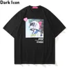Printed Men's T-shirt Short Sleeve Summer Streetwear Unisex Tee Shirts Cotton Tshirts for Man 210603
