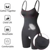 Bodysuit Shapewear Women Full Body Shaper Tummy Control Slimming Sheath Butt Lifter Push Up Thigh Slimmer Abdomen Shapers Corset 211116