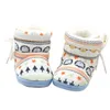 First Walkers Infant Aby Winter Warm Boots Cotton Padded Toddler Baby Boys Girls Born Soft Plush Boot 6-12 Months