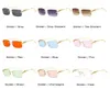 Mode Randloze Rechthoek Zonnebril Vrouwen Retro Cheetah Decoratie Clear Ocean Lens Brillen Mannen Zonnebril Shades UV4002987341