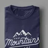 Hipster les montagnes appellent T-Shirt hommes marque de mode couverture en coton T-Shirt escalade randonnée t-shirts 210714
