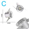 1W LED -skåp Mini Spot Light 110V Downlight 12V 24Volt DC Jewelry Show inkluderar förare 4000K taklampan usalight